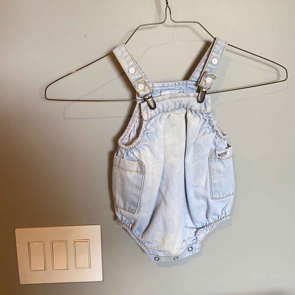 Vintage Guess Denim Romper 18 months